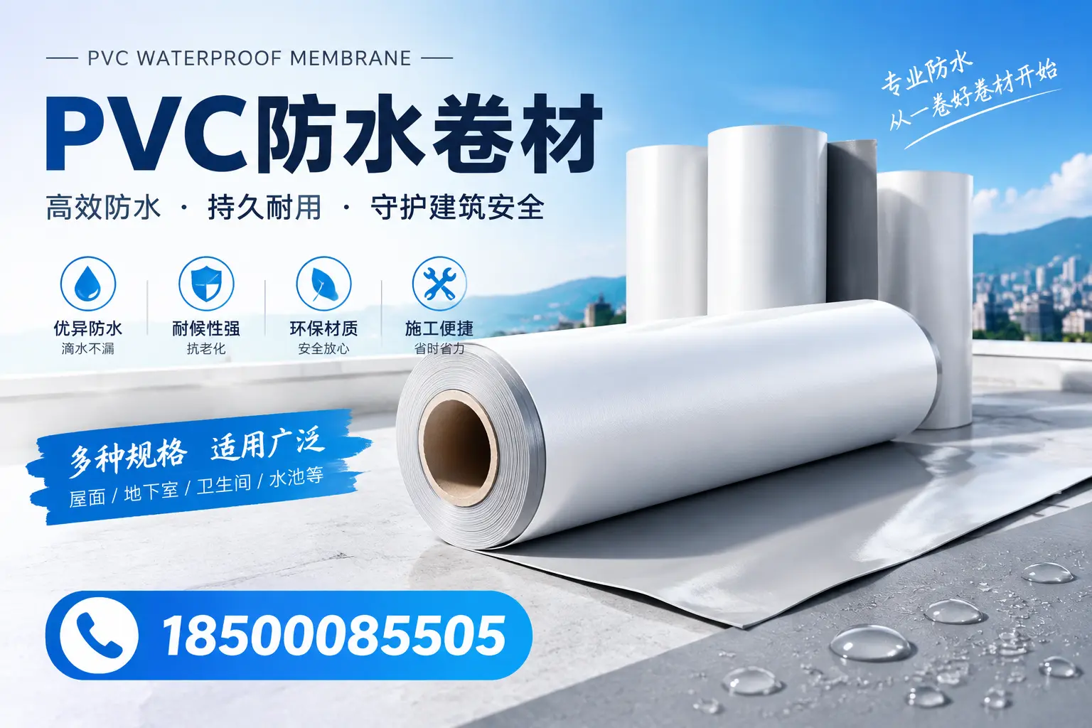 如何选择适合的PVC防水卷材？专家为您解答湘西的需求